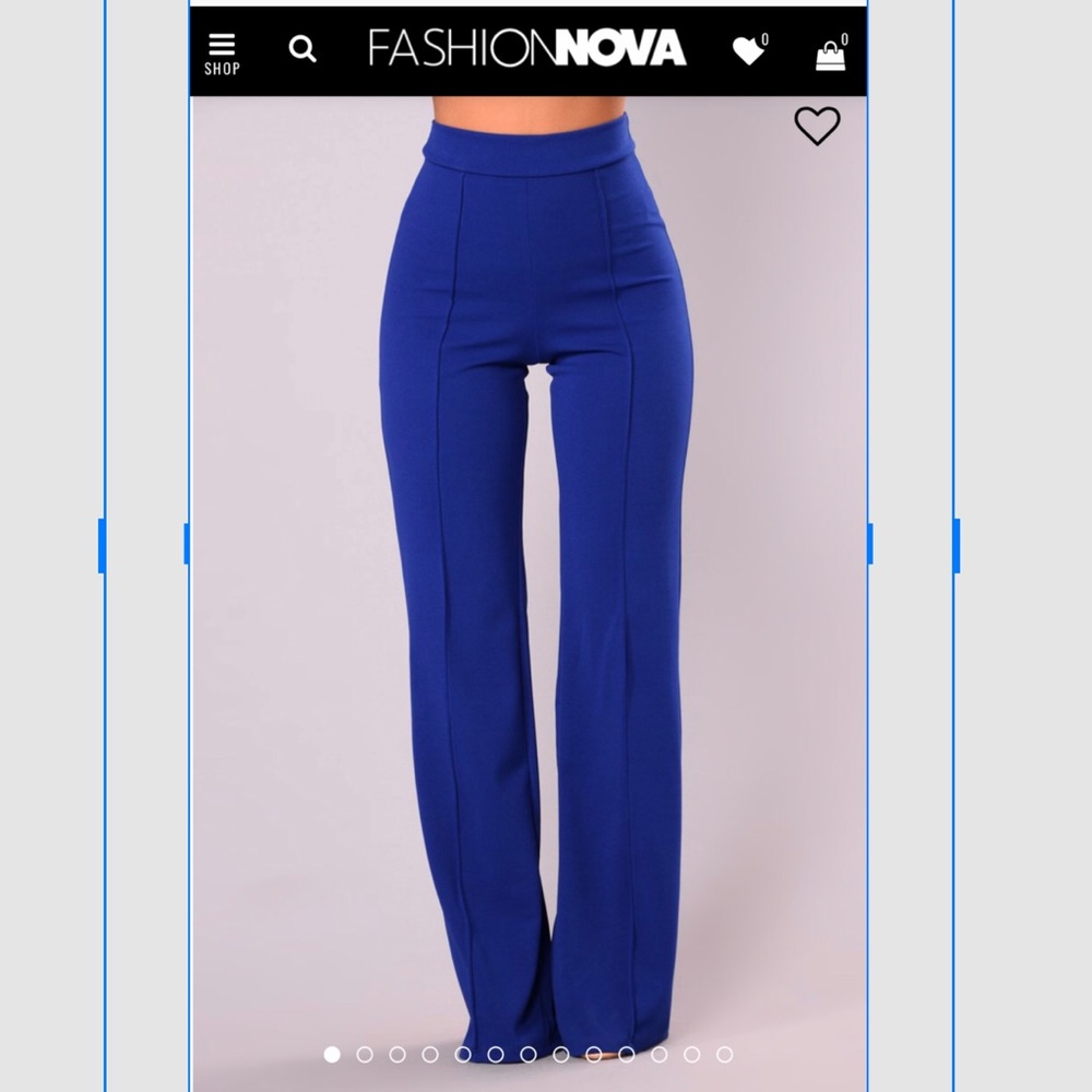 Blue trousers